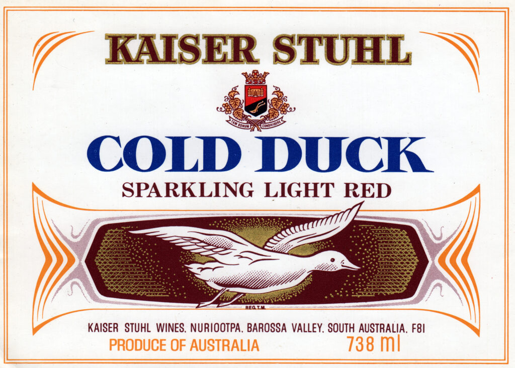 Kaiser Stuhl Cold Duck label